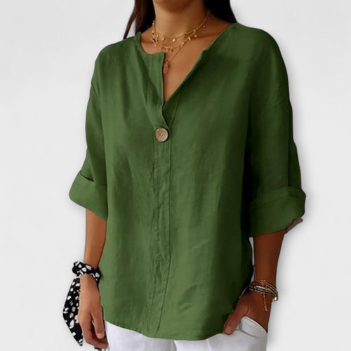 Nicole - Stylische Bluse mit V-Ausschnitt