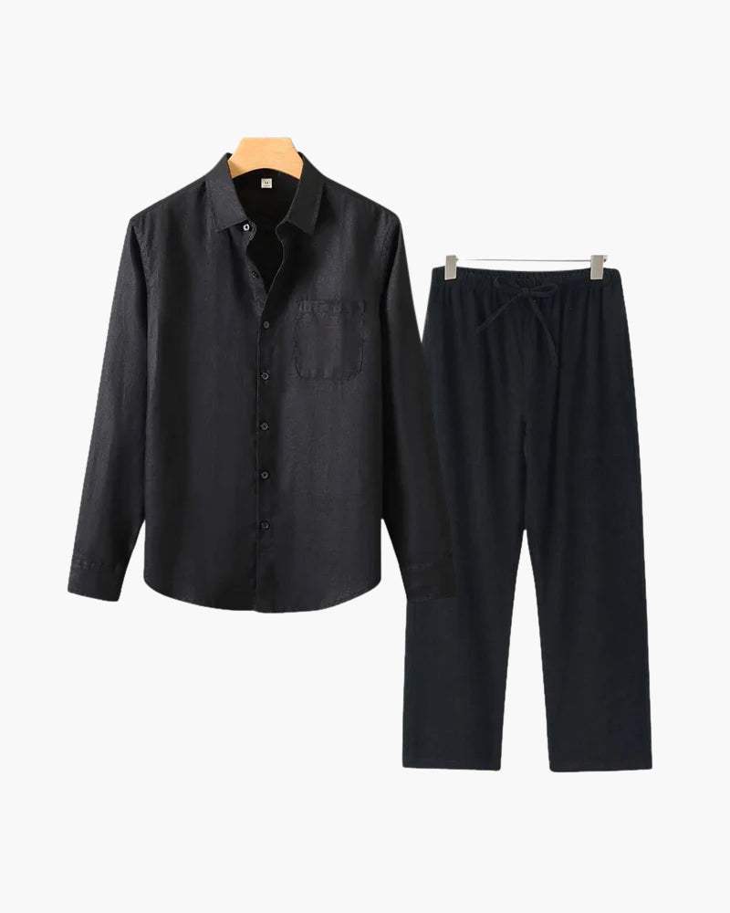 Altes Geld Leinen Combo (Langarmshirt)