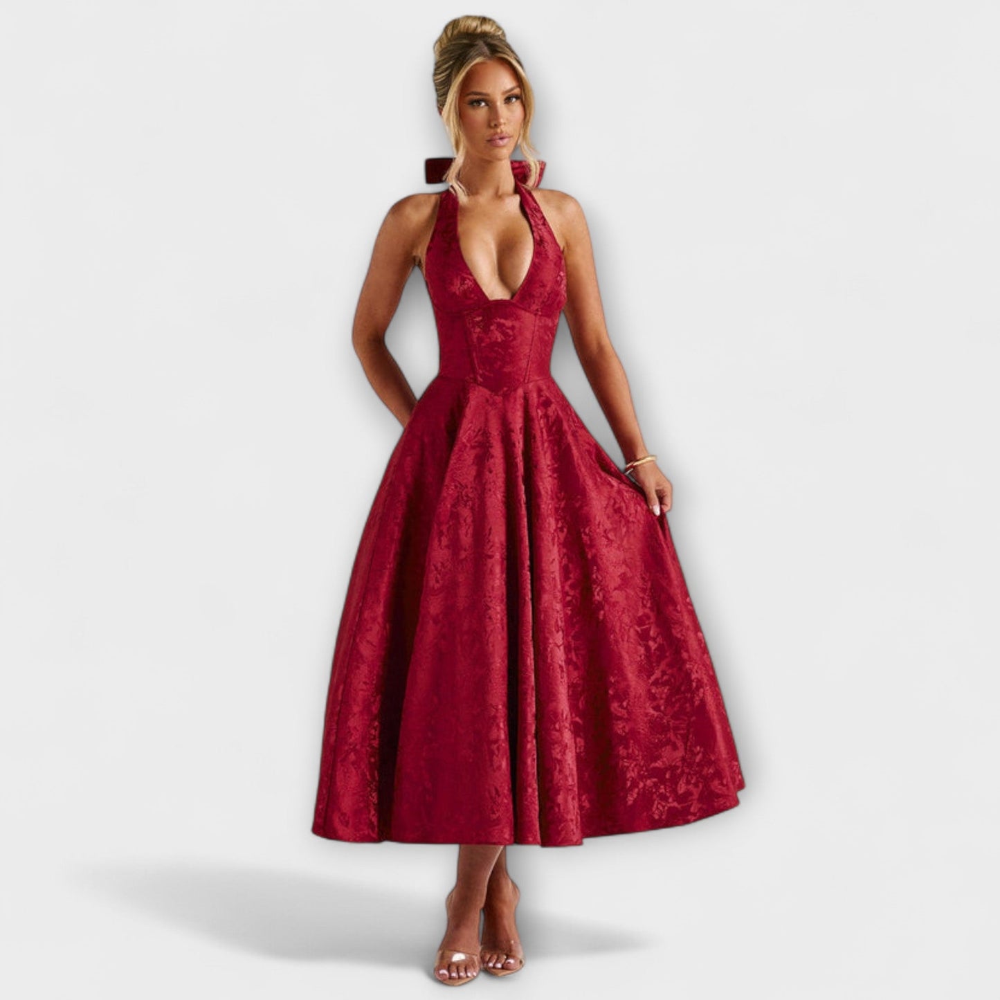 Catalina - Romantisches Midi-Kleid