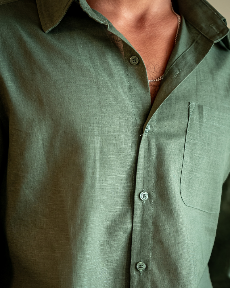 Altes Geld Leinen Combo (Langarmshirt)
