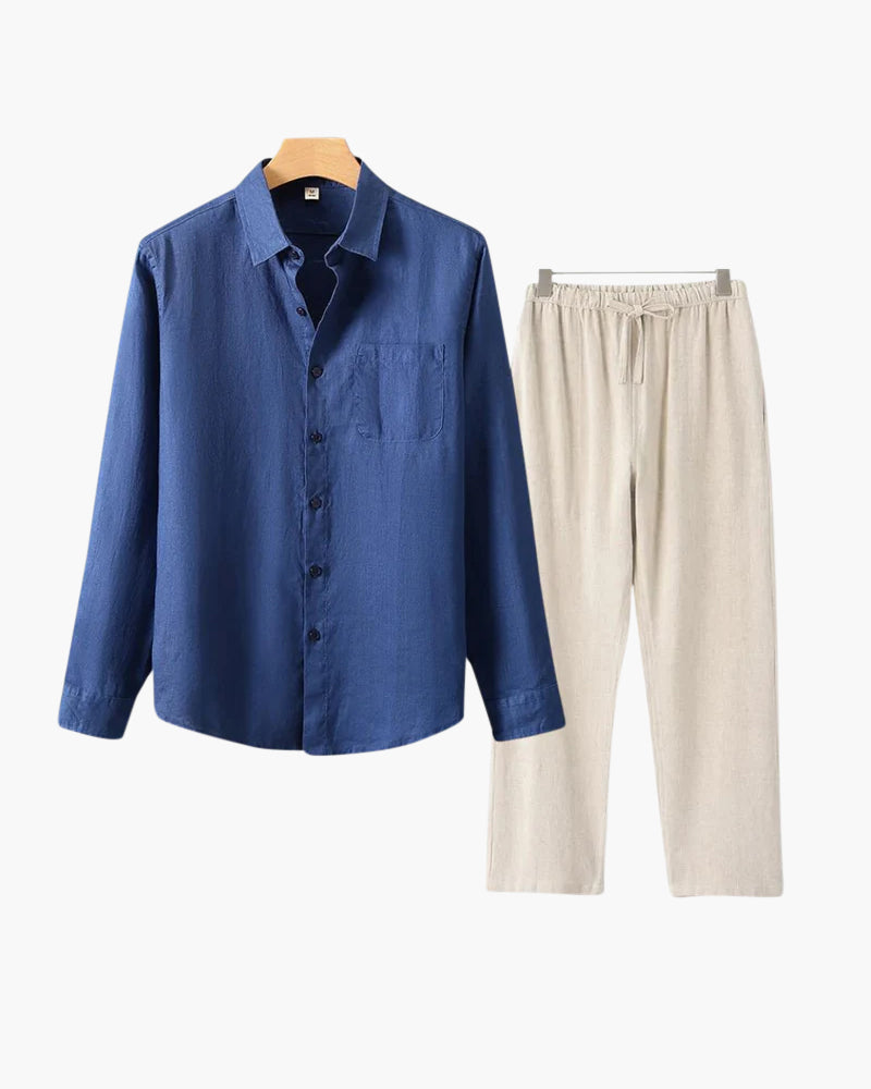 Altes Geld Leinen Combo (Langarmshirt)