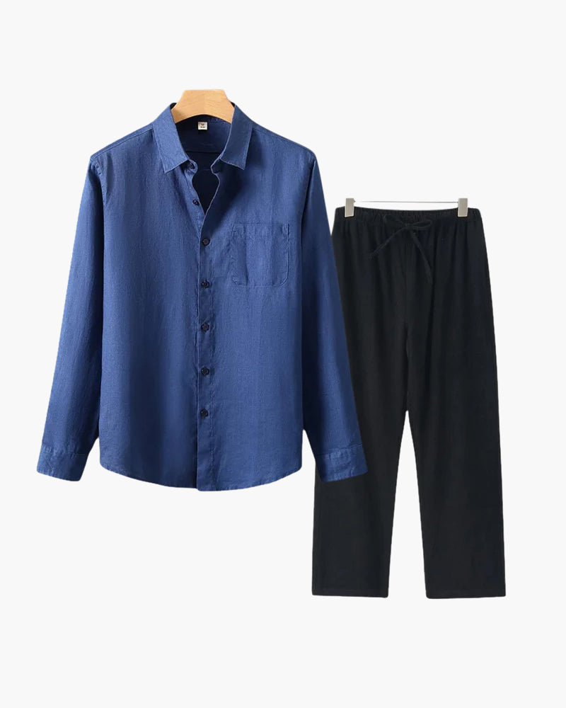 Altes Geld Leinen Combo (Langarmshirt)