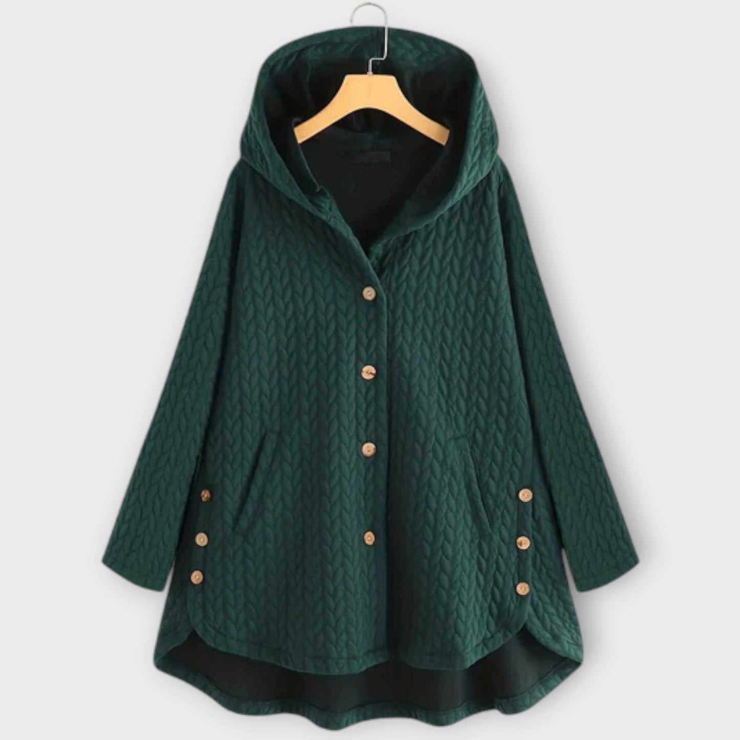 Leslie - Warme Knopfleistenjacke
