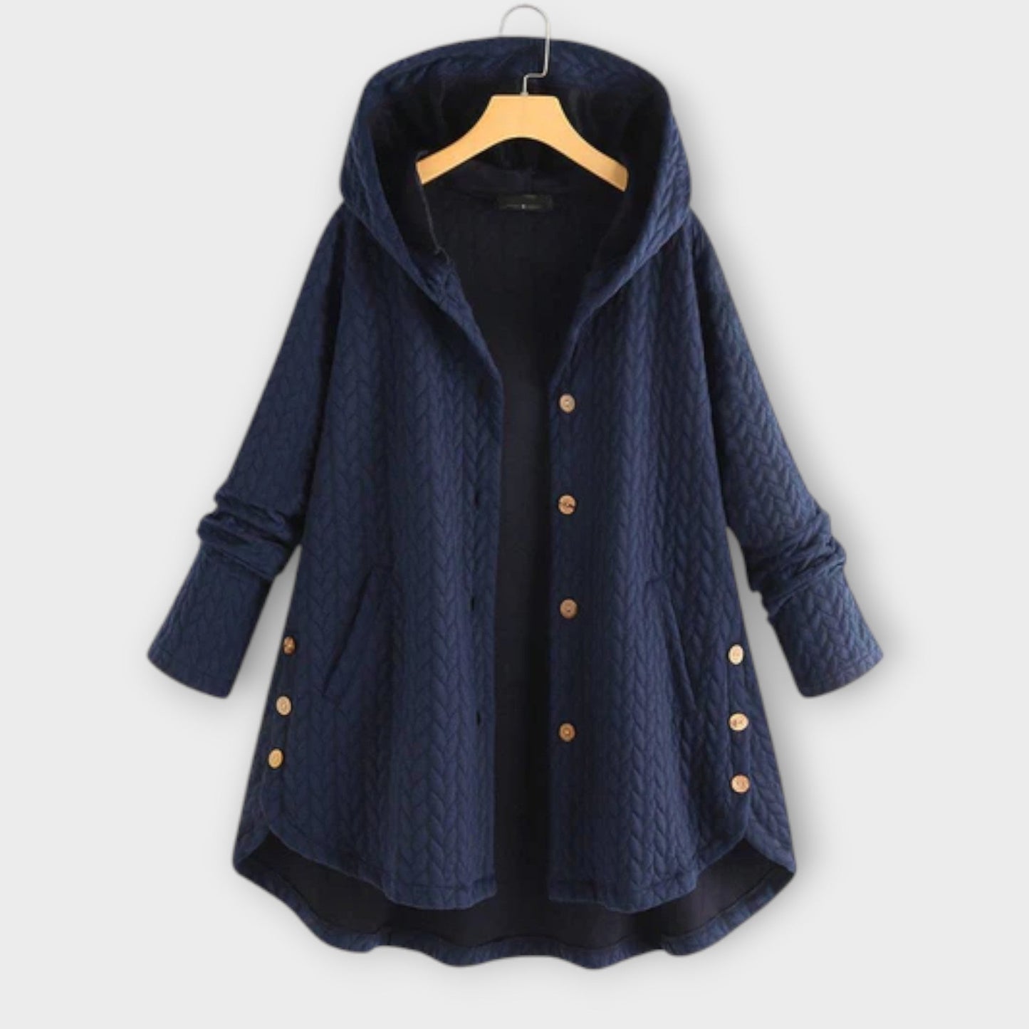 Leslie - Warme Knopfleistenjacke