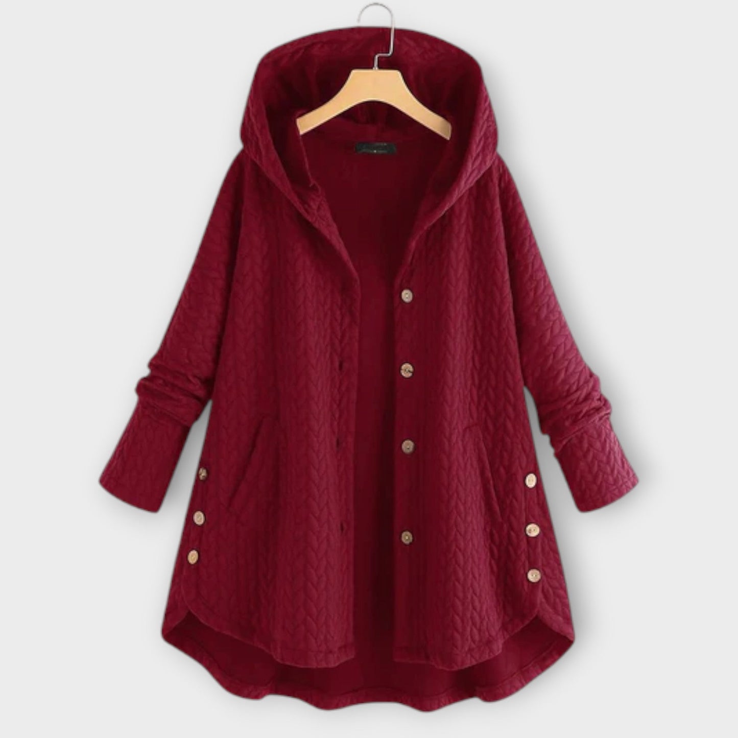Leslie - Warme Knopfleistenjacke