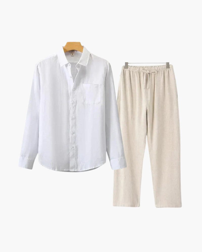 Altes Geld Leinen Combo (Langarmshirt)