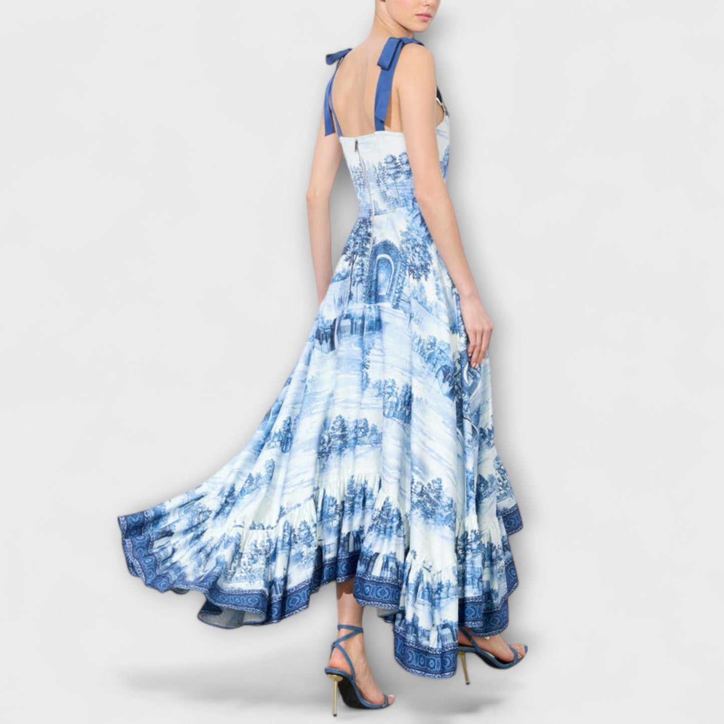 Lucia - Charmantes Floral-Maxi-Kleid