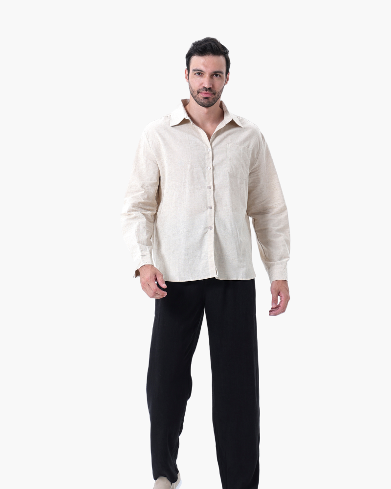 Altes Geld Leinen Combo (Langarmshirt)