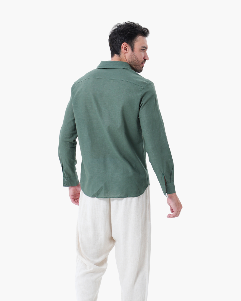 Altes Geld Leinen Combo (Langarmshirt)