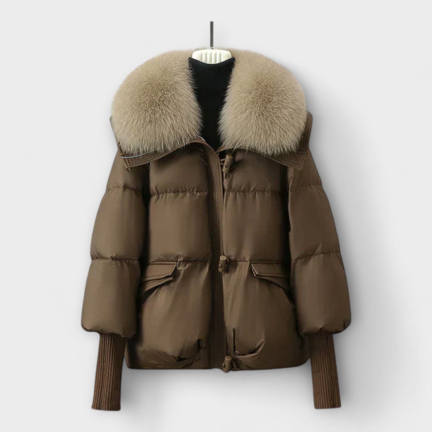 Lucyna - Elegante Jacke mit Fell