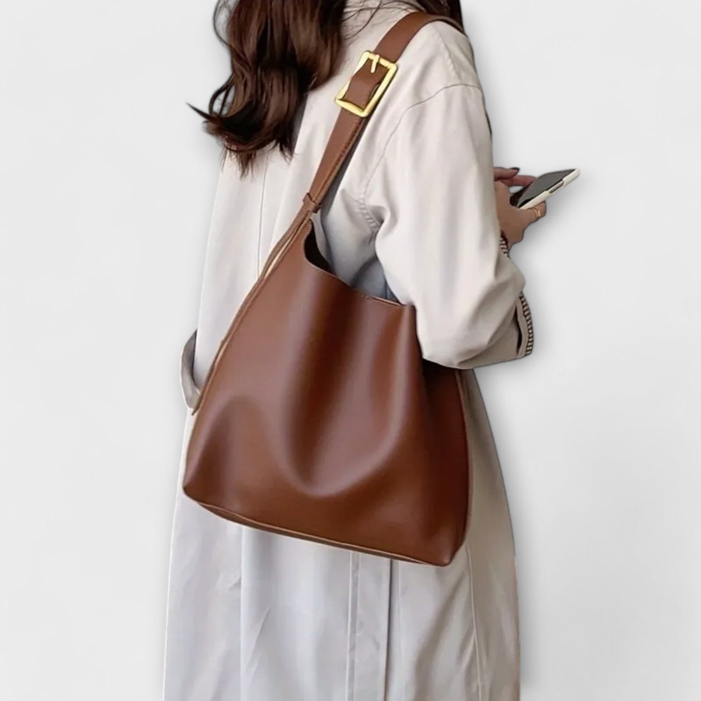 Aurellia. – Elegante Lederschultertasche