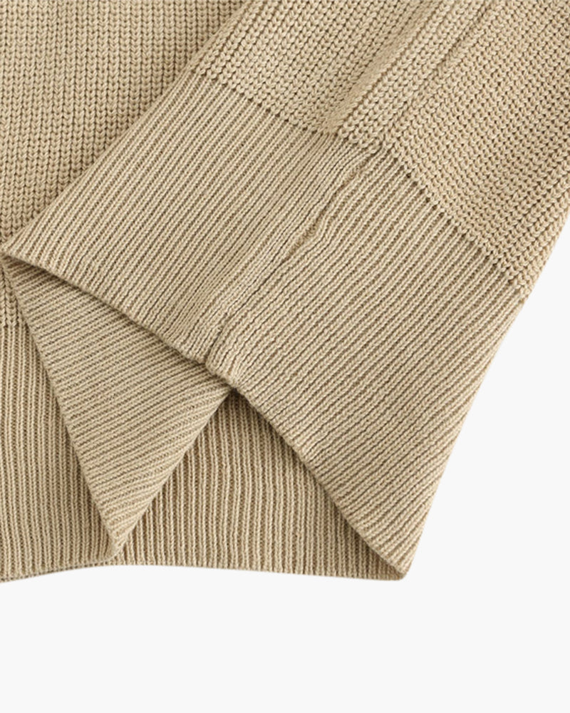 Cesare Halbzip Sweater