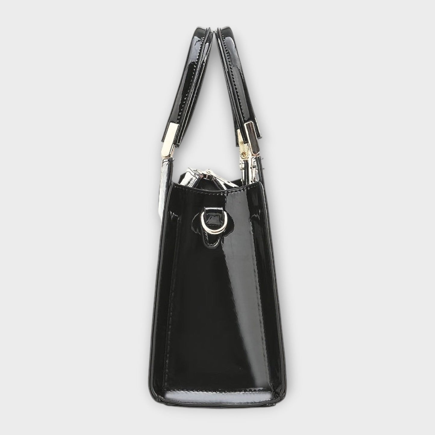 Aurellia. - Glänzende Krokodilledermuster-Handtasche