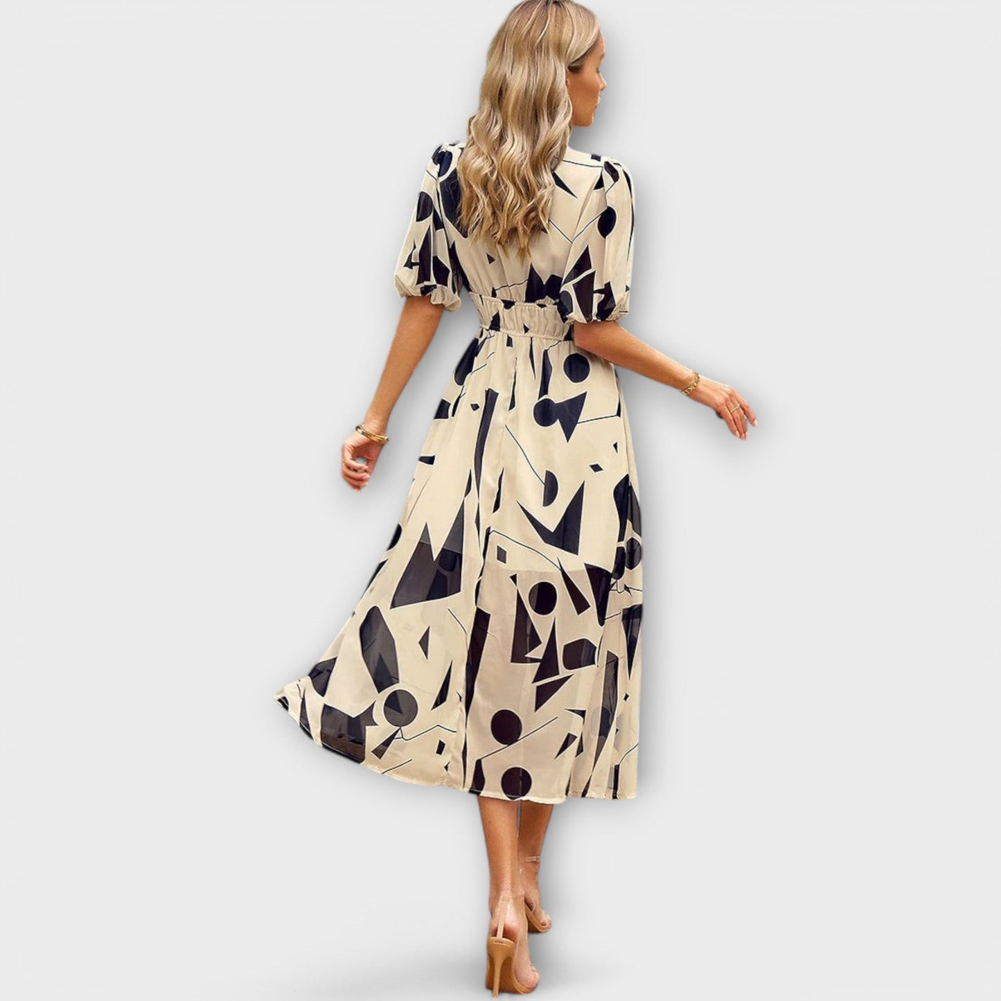 Mathilda - Stilvolles Midi-Kleid