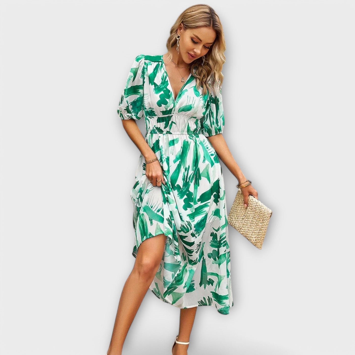 Mathilda - Stilvolles Midi-Kleid