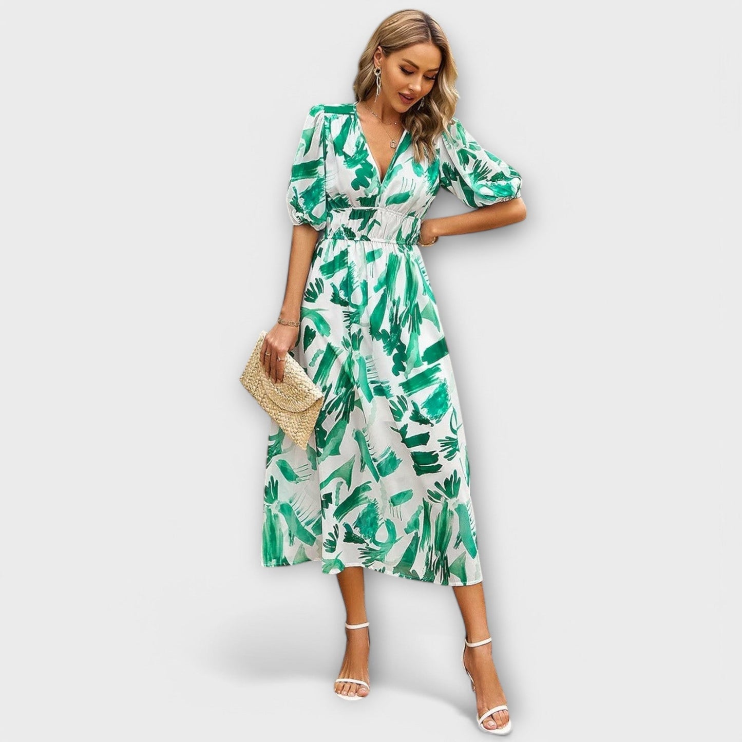 Mathilda - Stilvolles Midi-Kleid