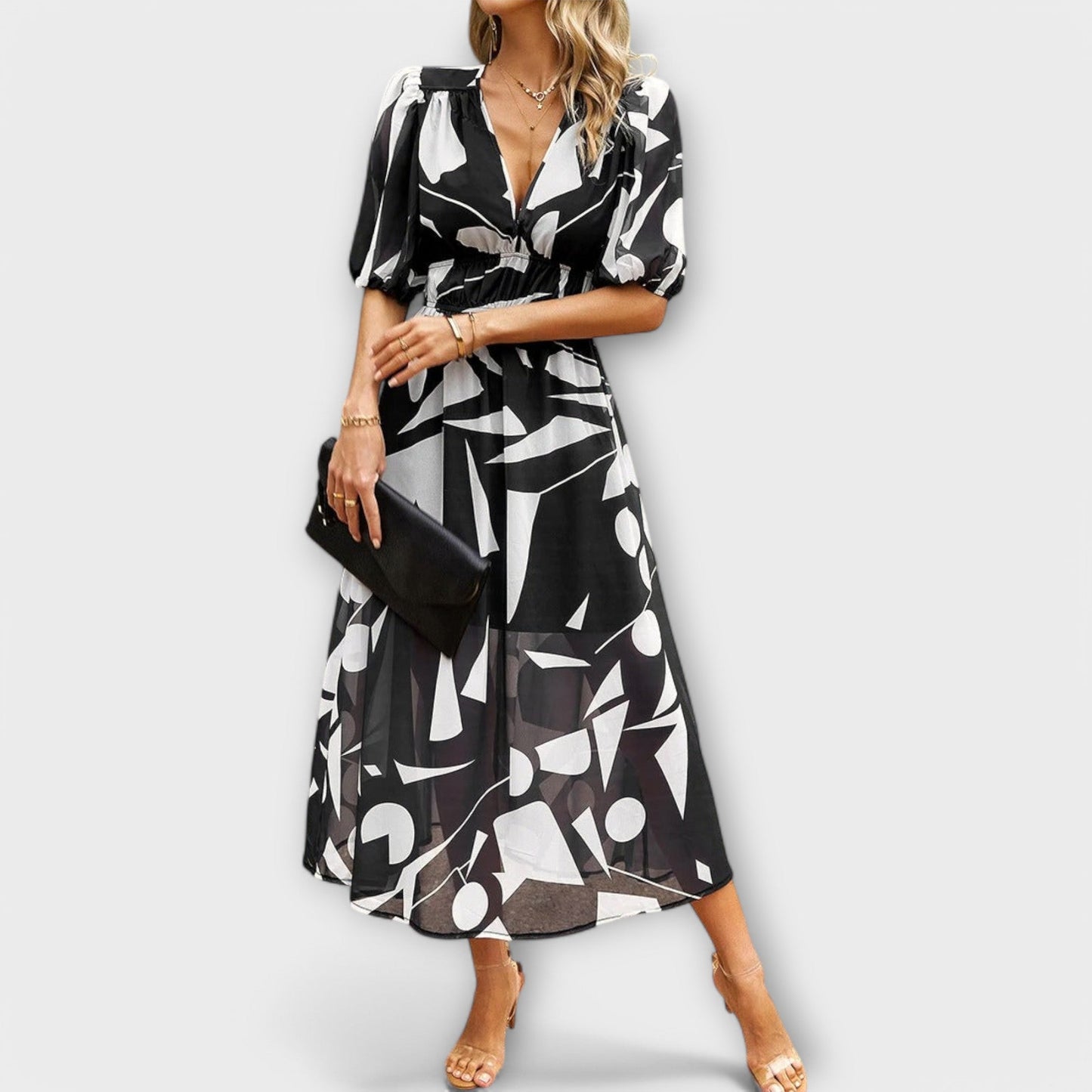 Mathilda - Stilvolles Midi-Kleid
