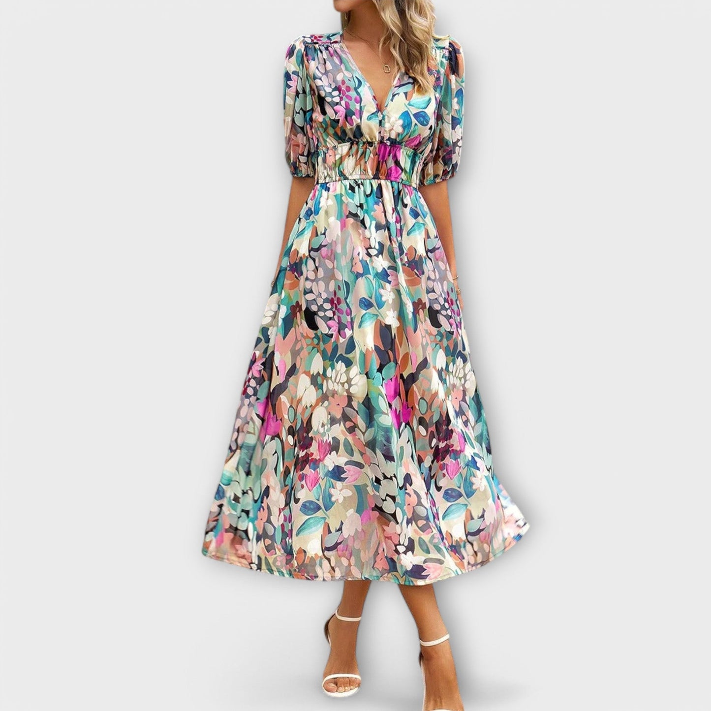 Mathilda - Stilvolles Midi-Kleid