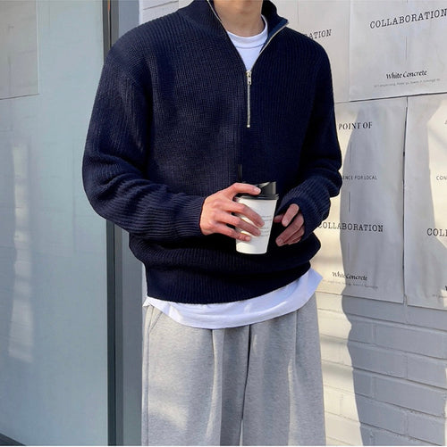 Halbzip Sweater