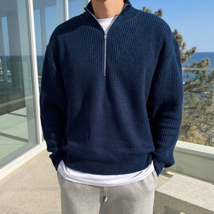 Halbzip Sweater