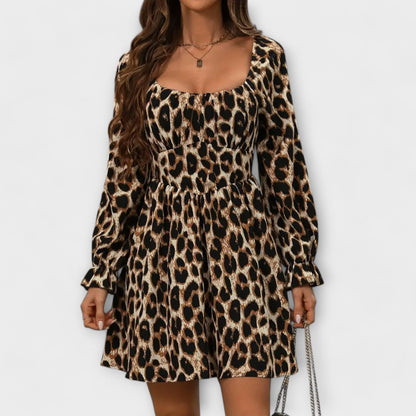Charmantes Kleid mit Leopardenmuster