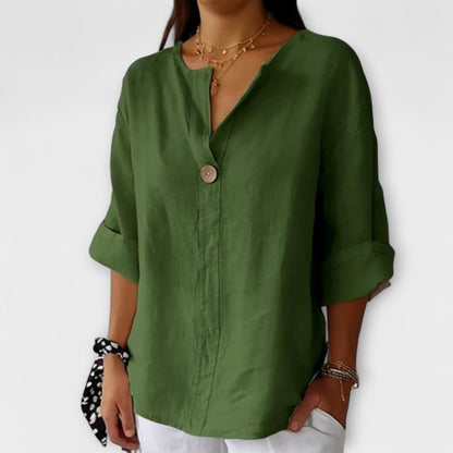 Nicole - Stylische Bluse mit V-Ausschnitt