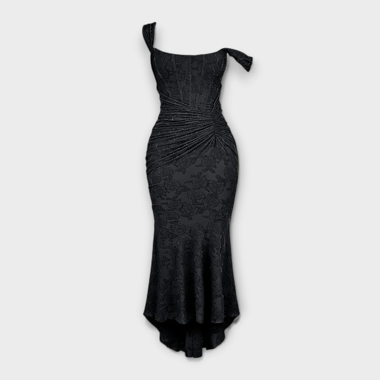 Renske - Langes Kleid mit elegantem und raffiniertem Korsett