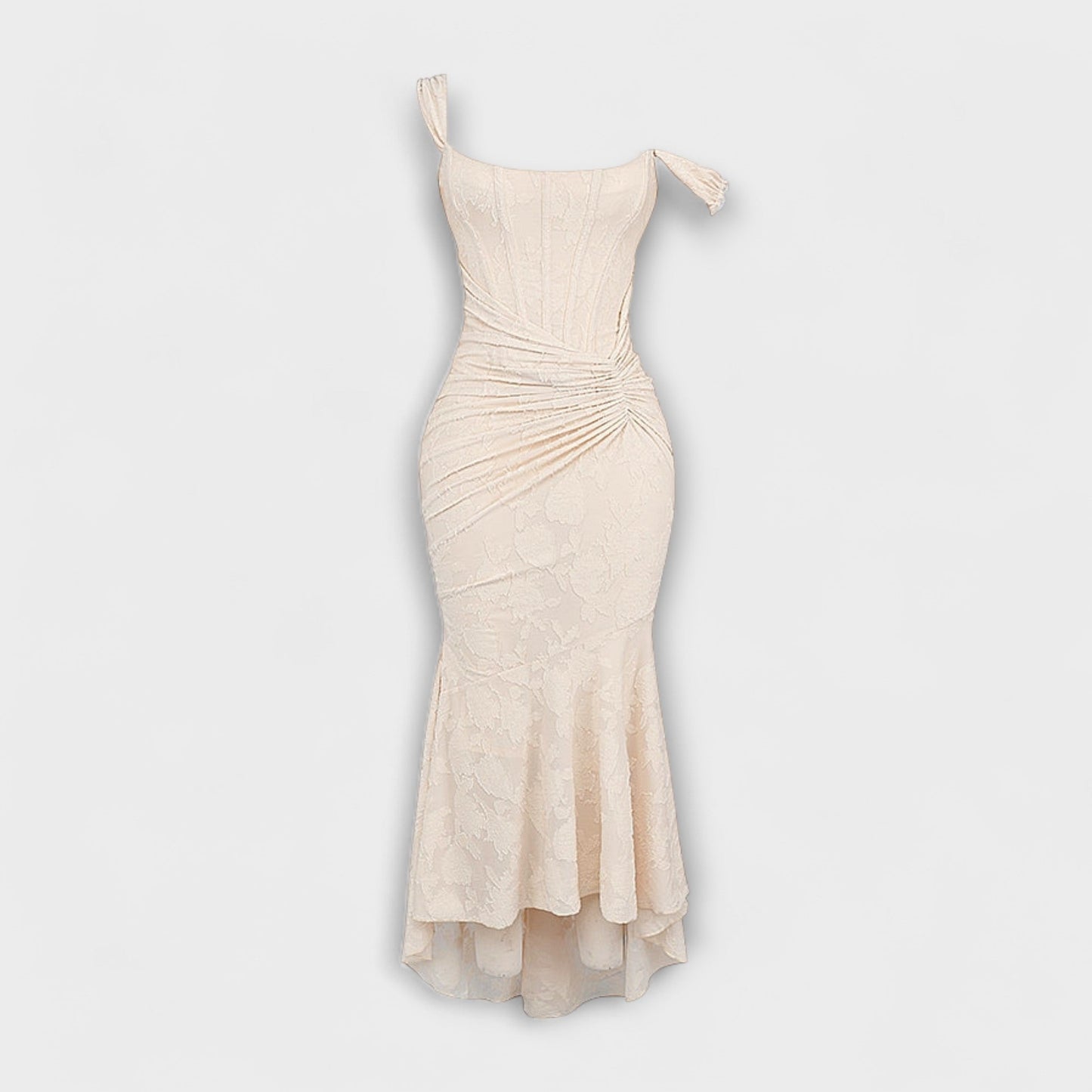 Renske - Langes Kleid mit elegantem und raffiniertem Korsett