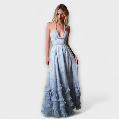 Luzie - Schickes Langfließendes Kleid