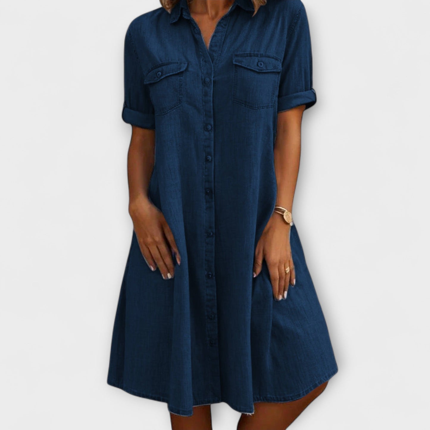 Lässiges A-Linien-Kleid