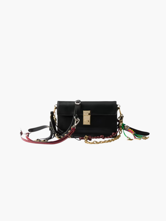 Lunelle Klappen Schultertasche