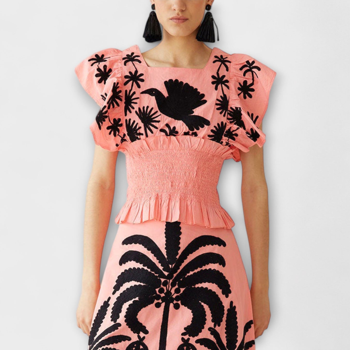 Amy - Schickes Palmenkleid