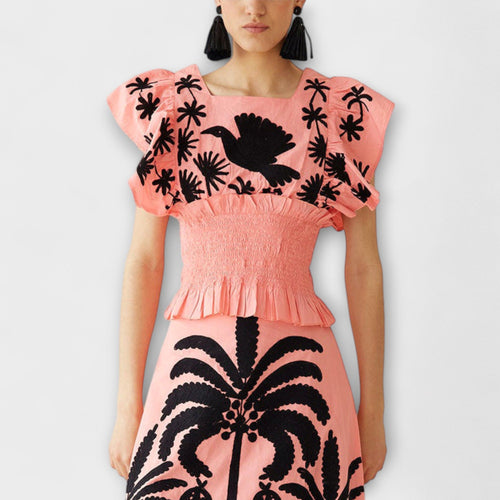 Amy - Schickes Palmenkleid