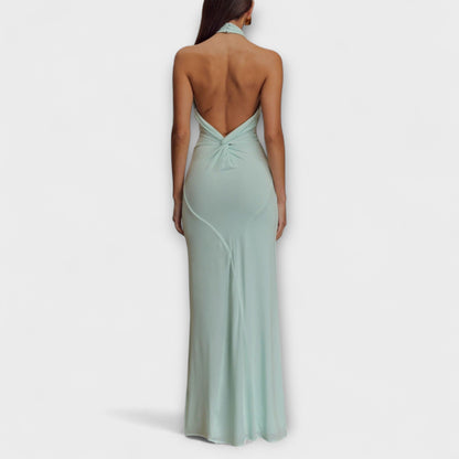 Lagune - Slinky Halter Maxikleid