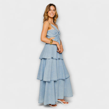 Harmonie - Außergewöhnliches Maxi-Kleid
