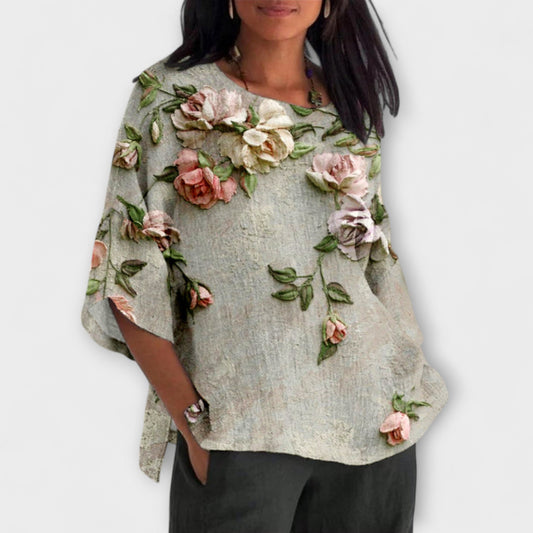 Amelia - Oberteil mit Blumenmuster