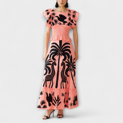 Amy - Schickes Palmenkleid