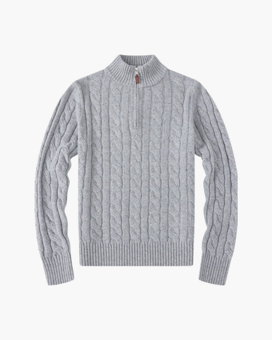 Damen Verbier Halbzip Sweater