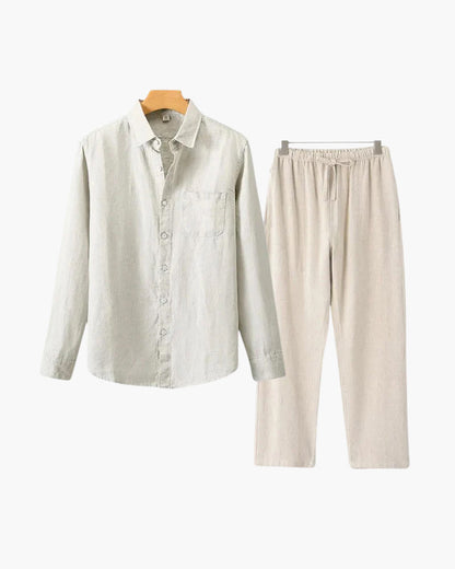Altes Geld Leinen Combo (Langarmshirt)