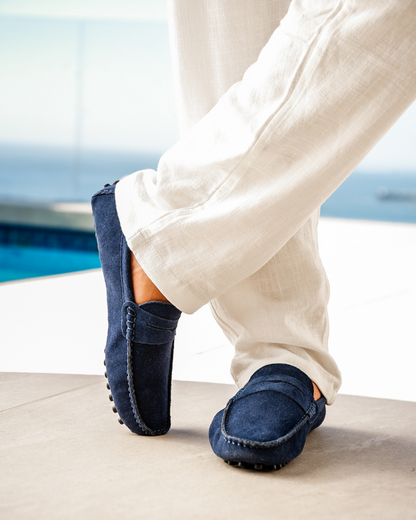 Wildleder Fahrer Slipper