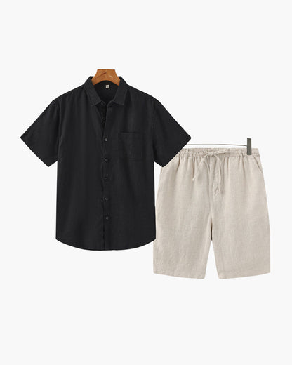Altes Geld Leinen-Kombination (Shorts)