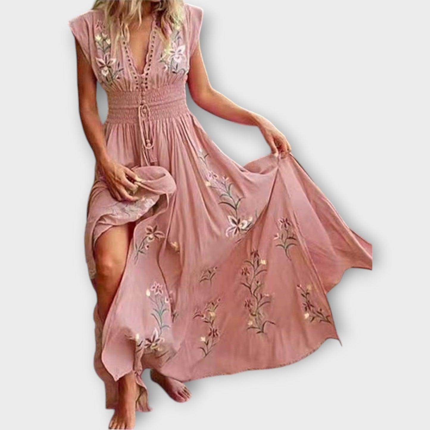 Felizia – Boho Kleid mit bezaubernder Stickerei