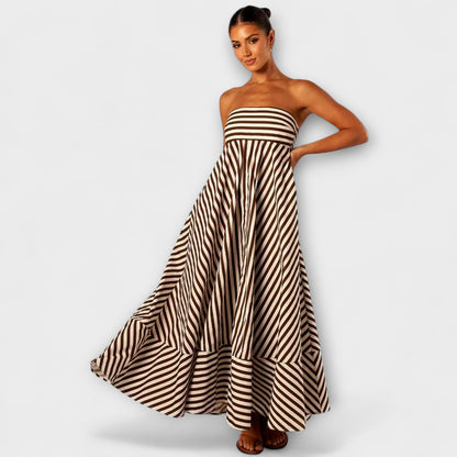 Nachtschwärmer Charme Rüschenshirt Maxikleid