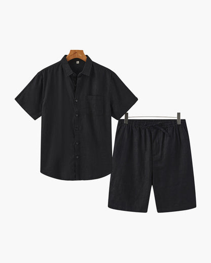 Altes Geld Leinen-Kombination (Shorts)