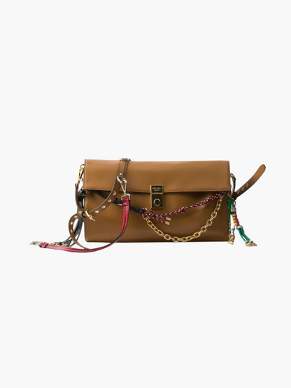 Lunelle Klappen Schultertasche