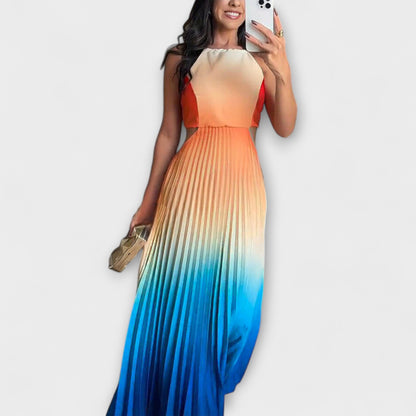 Haven - Stylisches Rückenfreies Tie-Dye Maxikleid