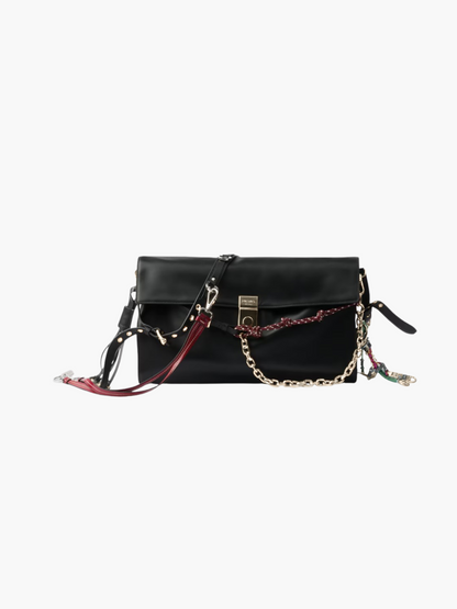 Lunelle Klappen Schultertasche