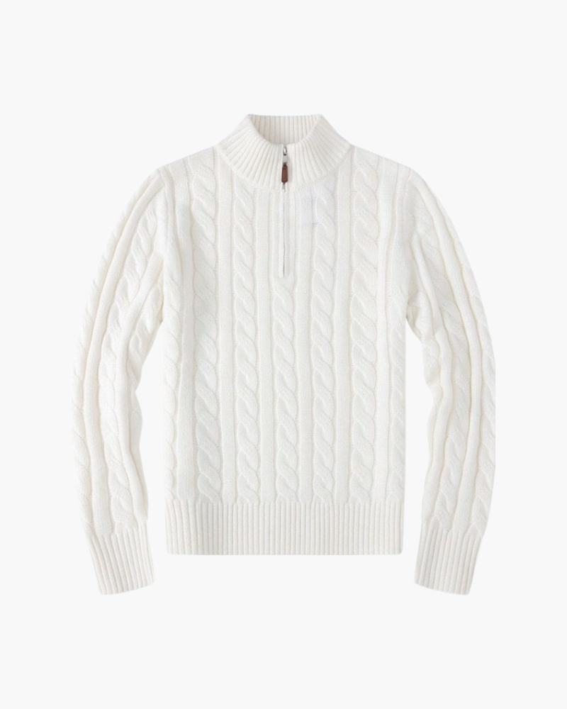 Damen Verbier Halbzip Sweater