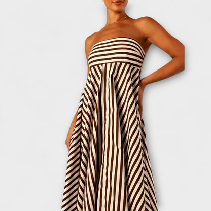Nachtschwärmer Charme Rüschenshirt Maxikleid