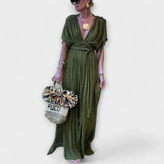 Kimono Maxikleid im griechischen Stil